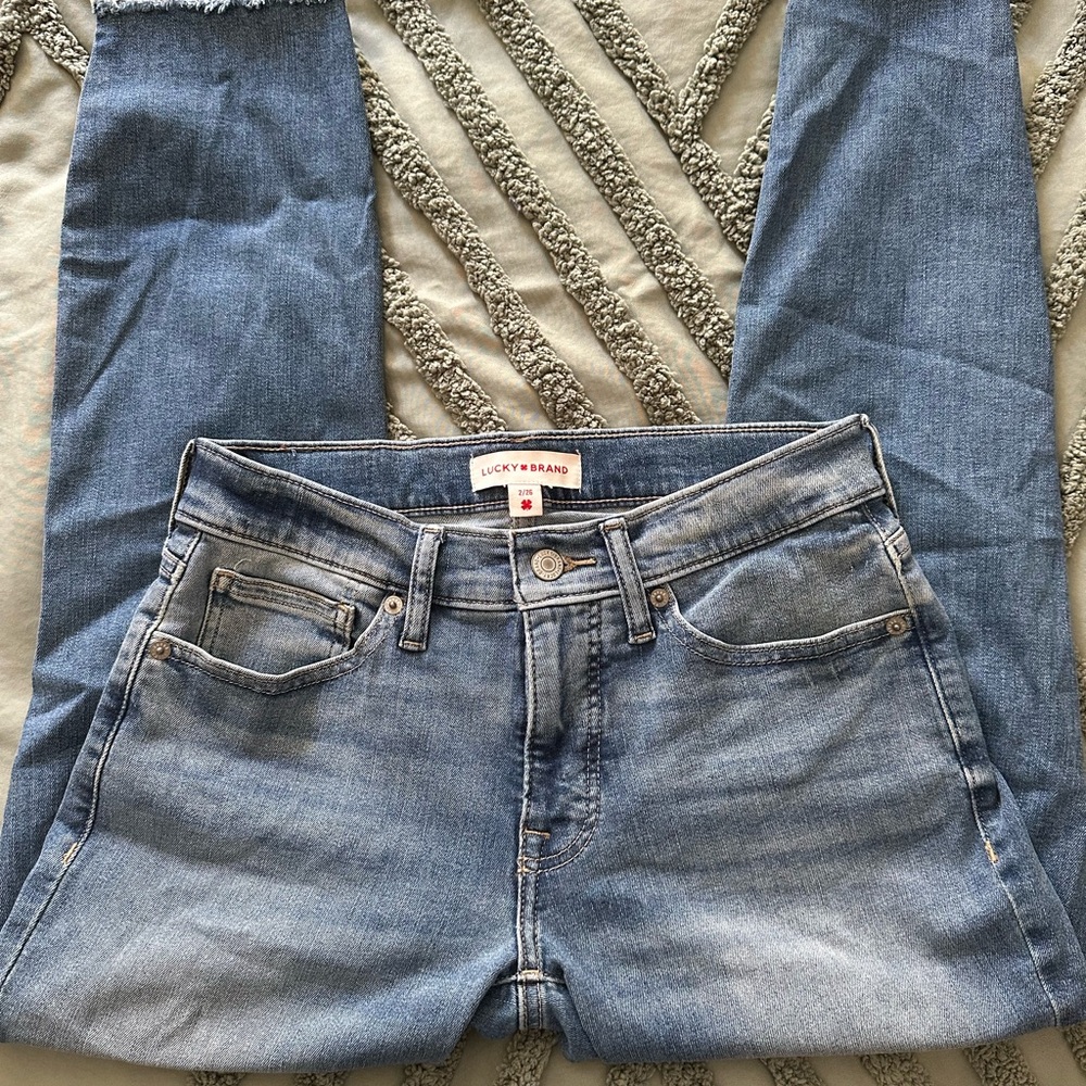 Lucky Brand Light Blue Ankle Jeans